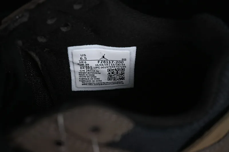 All categories Air Jordan Jordan series basketball shoes Air Jordan 1 Low F version Travis Scott x Jordan Cut The Check AJ1 Joe 1 hook and loop fashion basketball shoes FZ8117-200